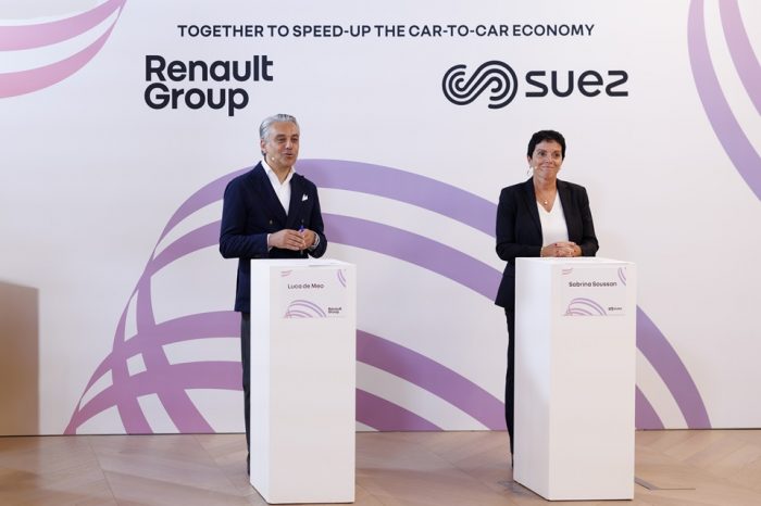 Renault Group and SUEZ join forces to fast-track circularity in Europe’s automotive sector