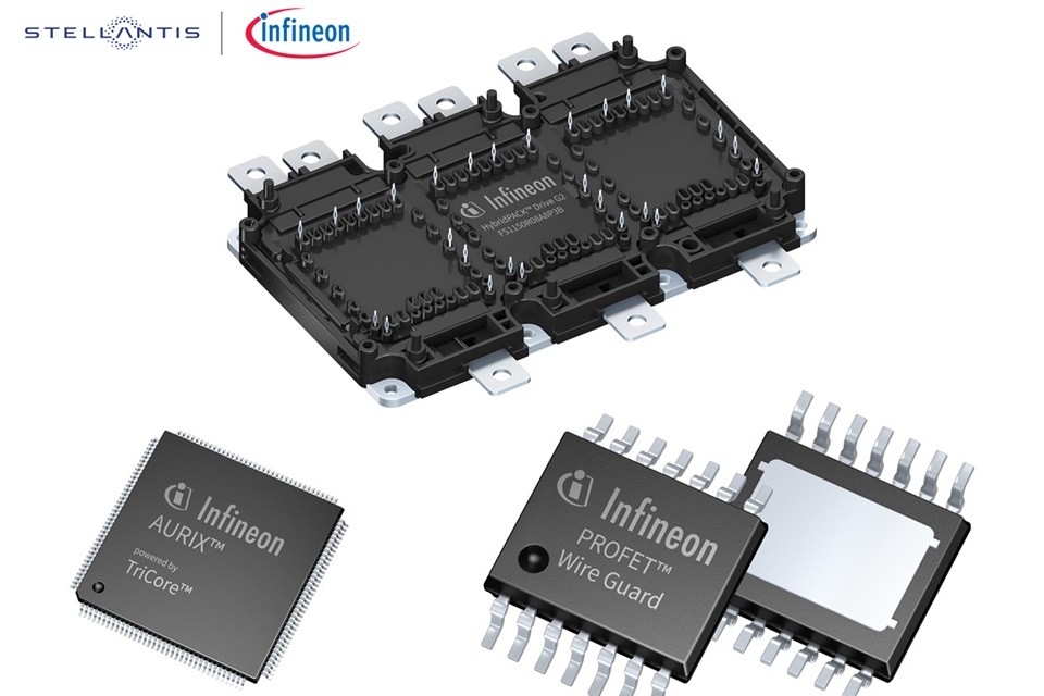 Infineon and Stellantis join forces to advance innovation in power conversion and distribution for next generation of vehicle architectures