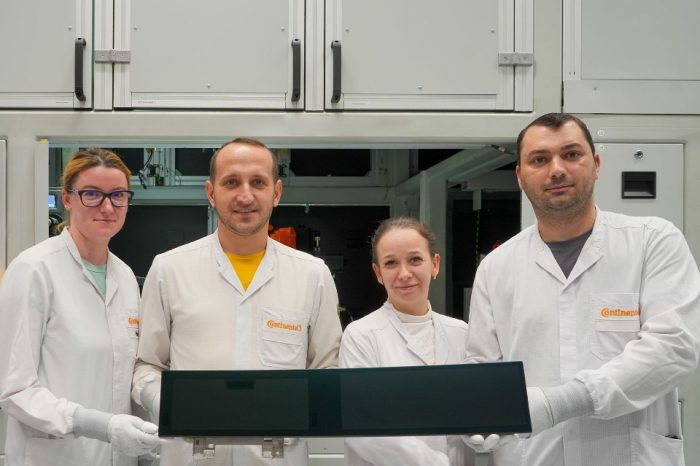 Continental produced the 1,000,000th dashboard display at Timisoara megafactory